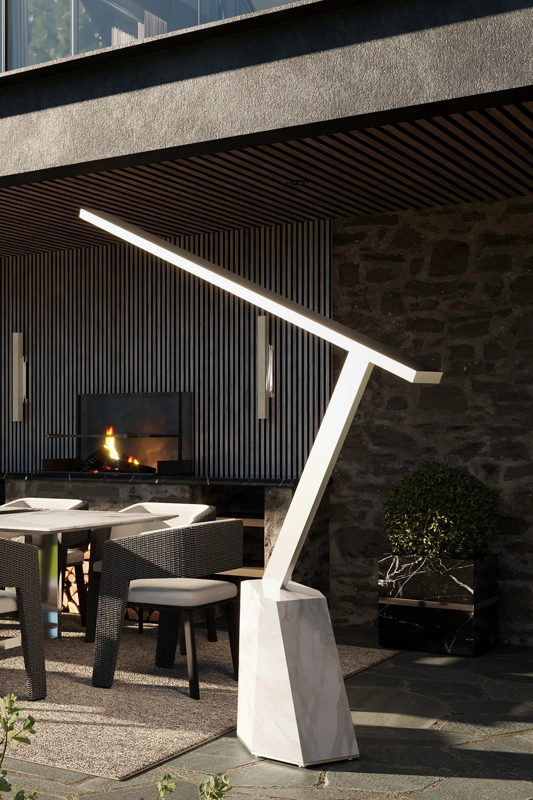 Horizon buiten vloerlamp