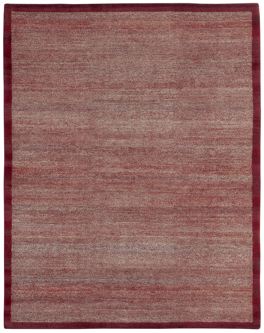 Tapis Mauro Border rouge foncé | Taille: 200 × 300 cm