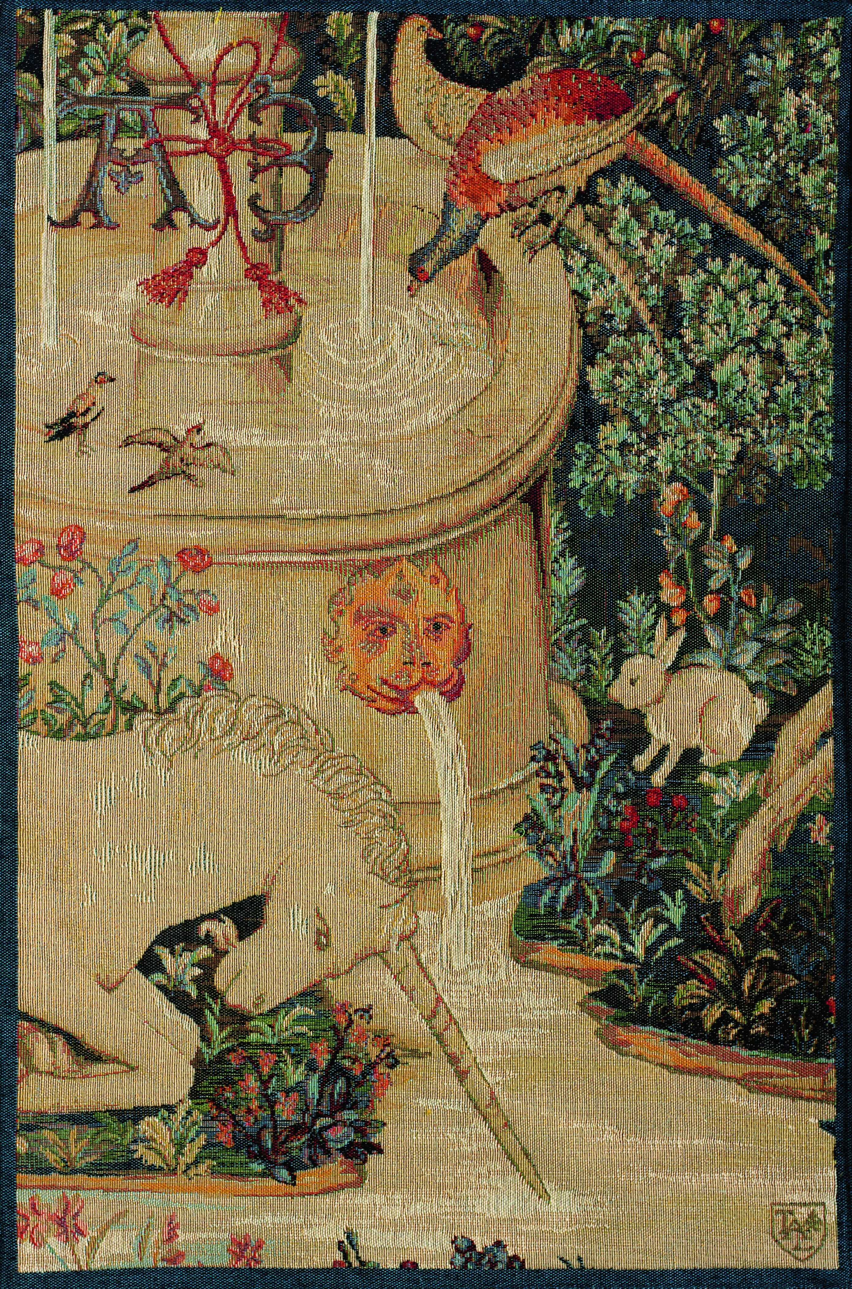 Tapisserie murale Fontaine de la licorne