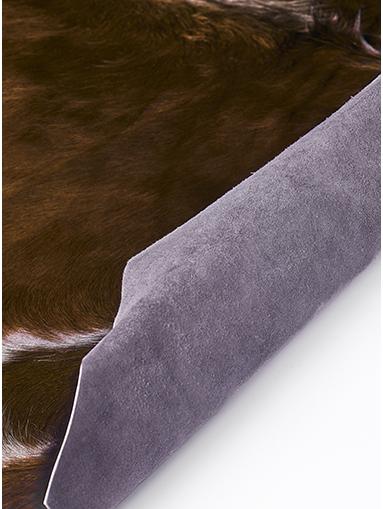 Peau de vache naturelle brune | Taille: 200 × 240 cm