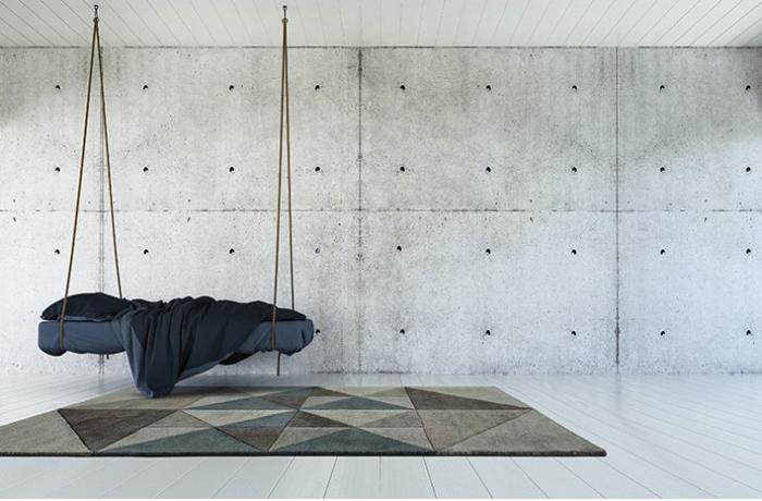 Tapis Triangles multicolore tufté main | Taille: 250 × 300 cm