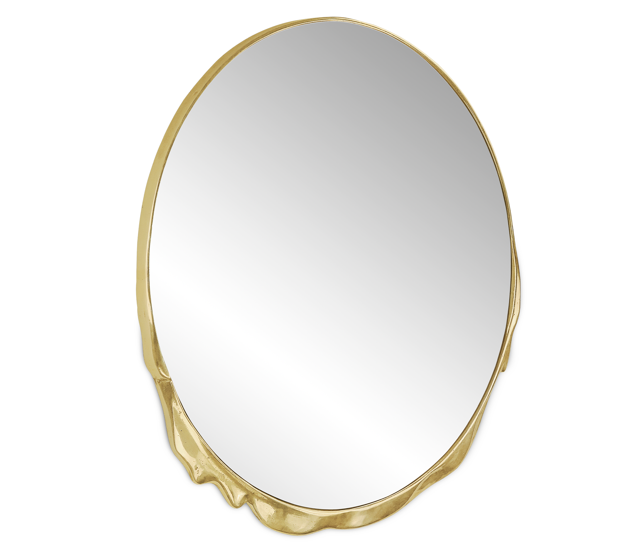 Lava goud wandspiegel