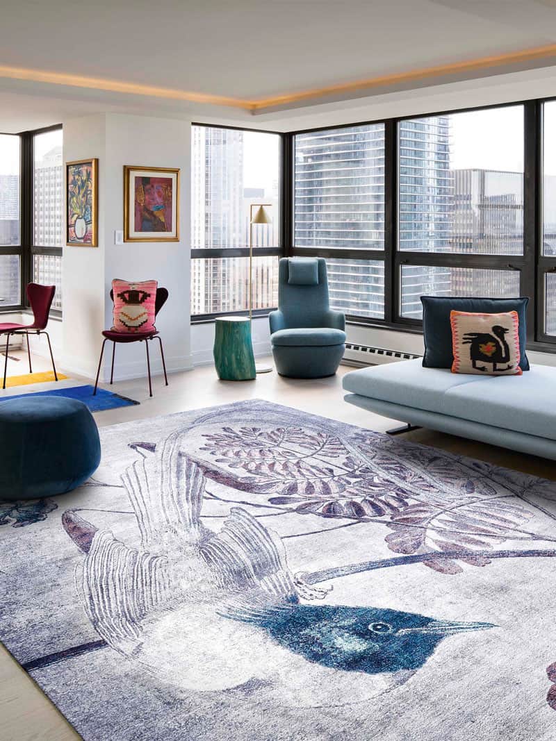 Snowbird handgeweven tapijt | Maat: 170 × 240 cm