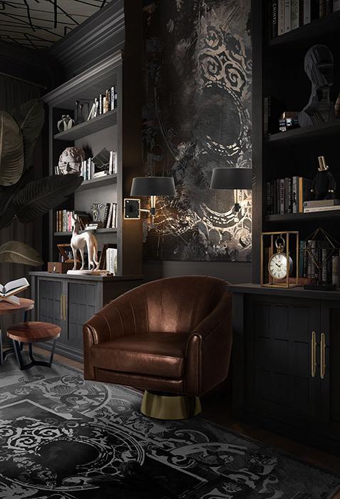 Fauteuil lounge Broderick - 1
