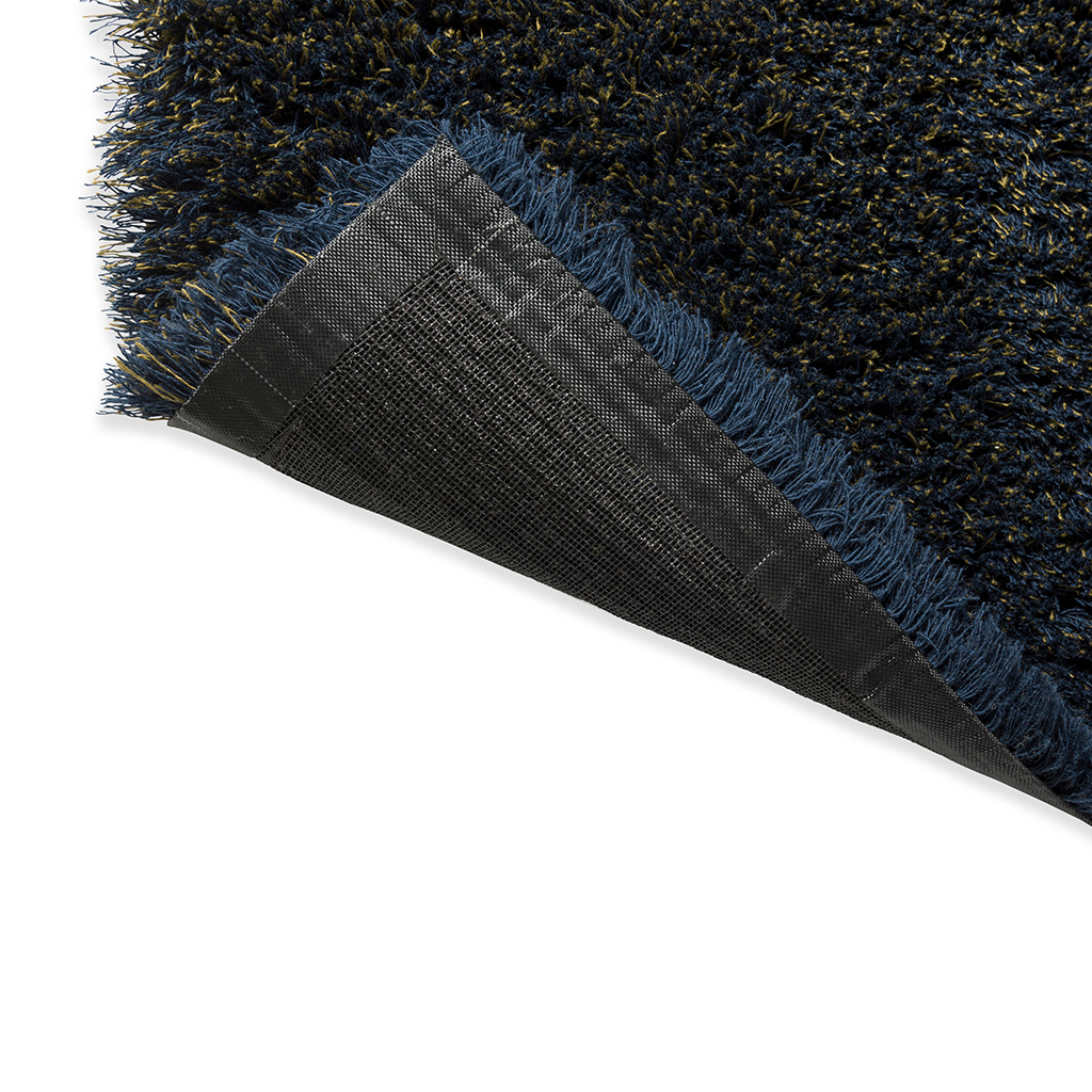 Shade High messing/indigo vloerkleed | Maat: 170 × 240 cm
