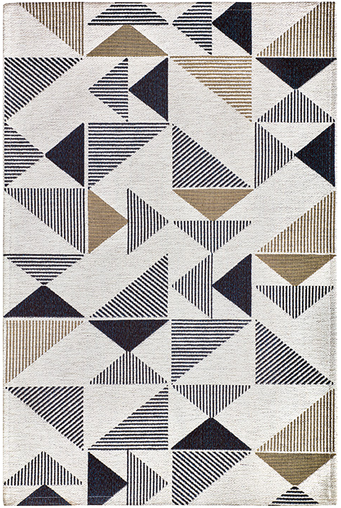 Triangles multi tapijt | Maat: 60 × 110 cm