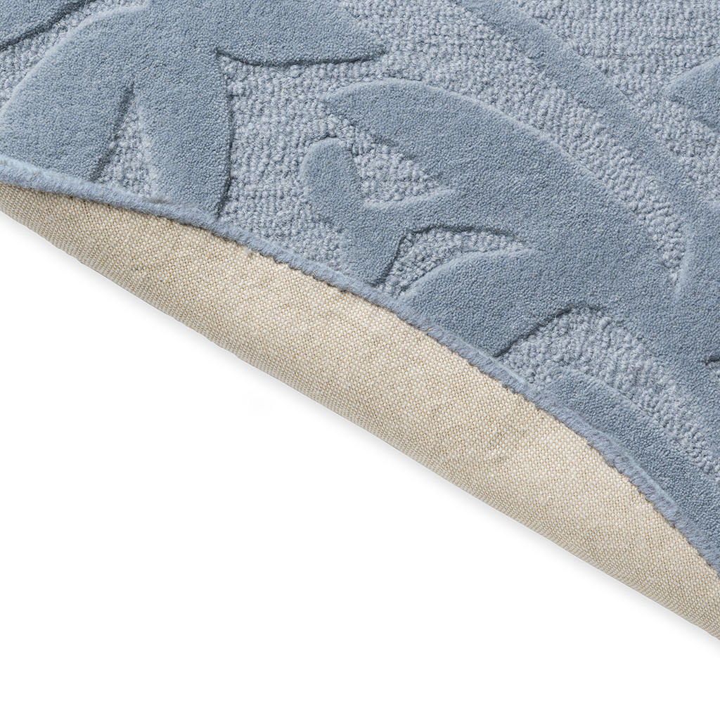 Tapis rond Cleavers écume de mer | Taille: Ø 150 cm