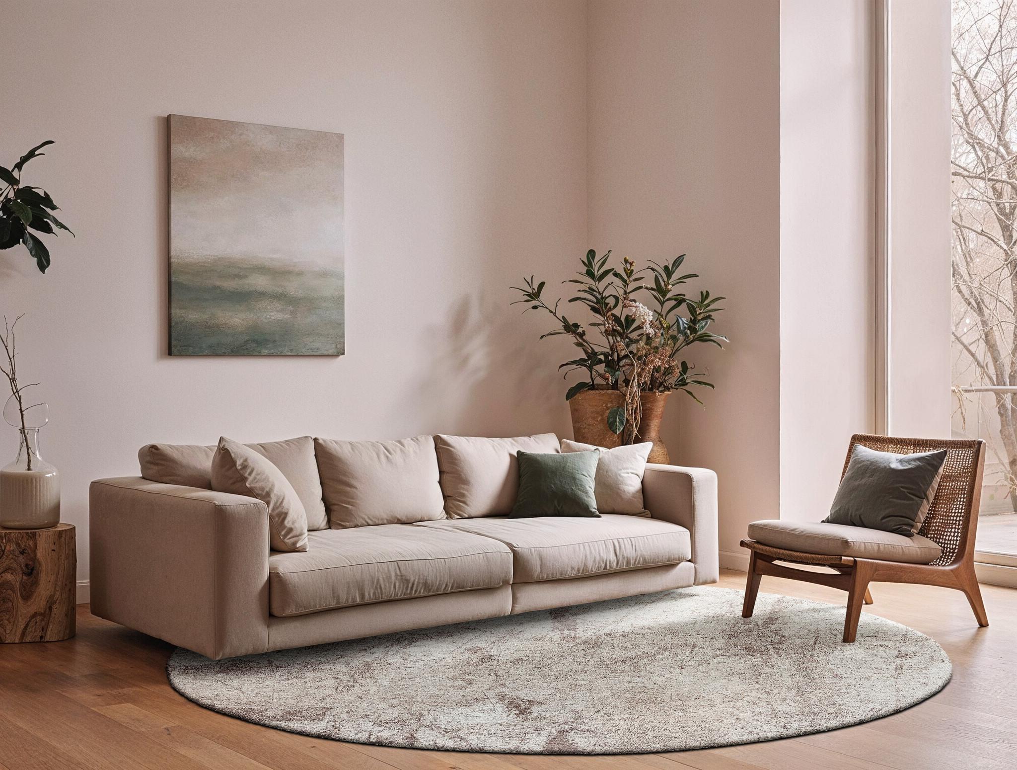 Suede vloerkleed