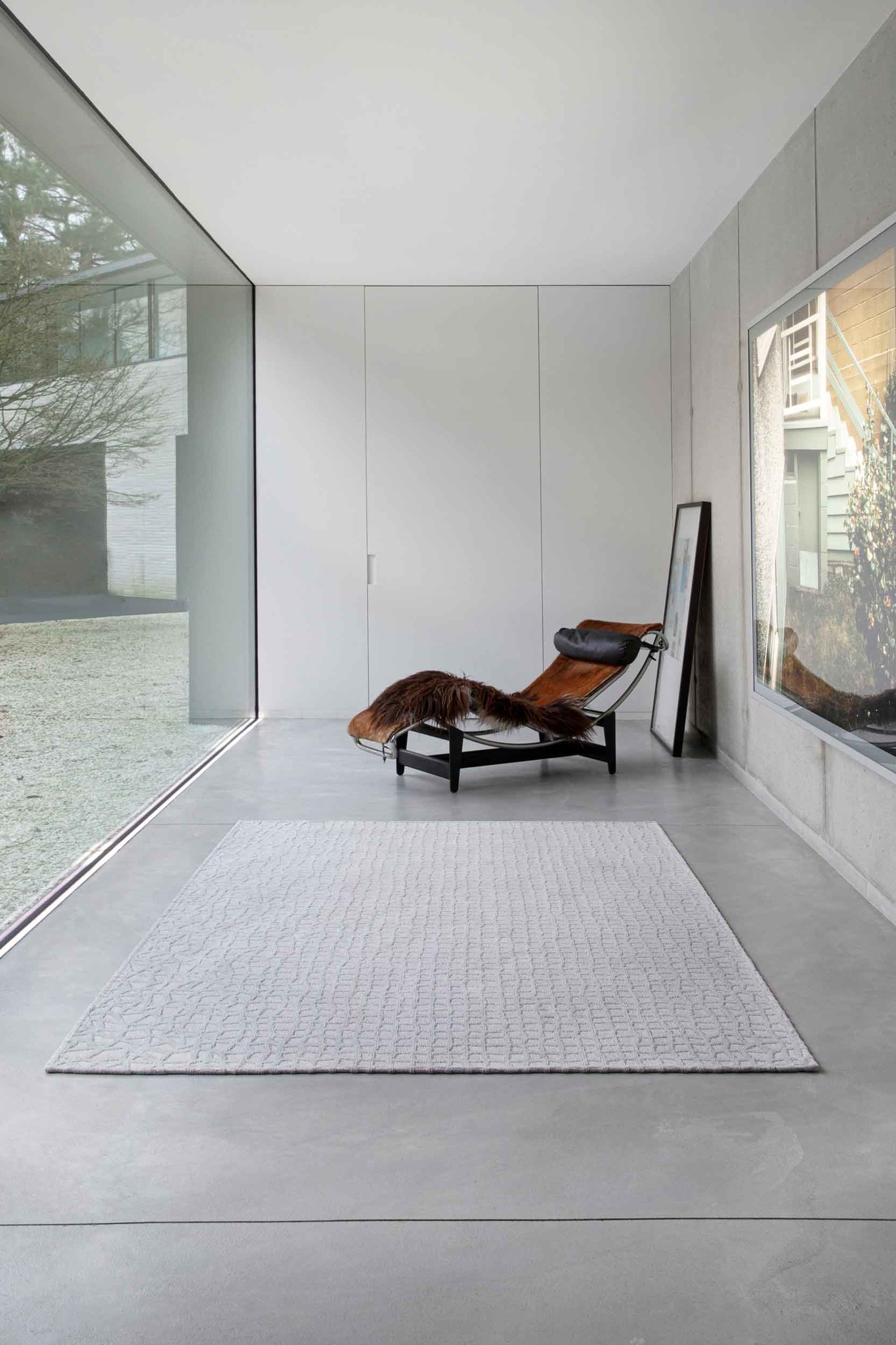 Tapis rond Tsingy Oyster | Taille: 200 × 280 cm