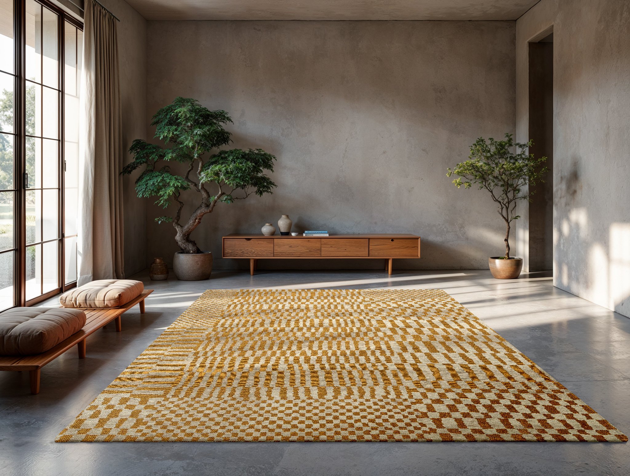 Tapis rond Ksar | Taille: 80 × 150 cm