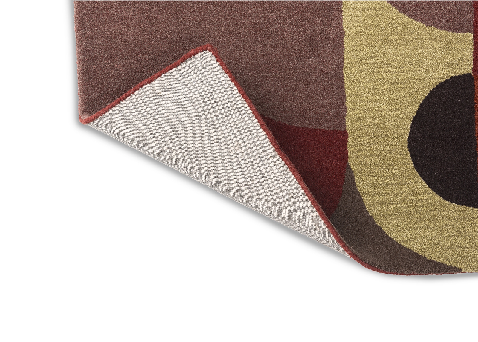 Tapis Decor Cosmo rouge/vert pâle | Taille: 250 × 350 cm
