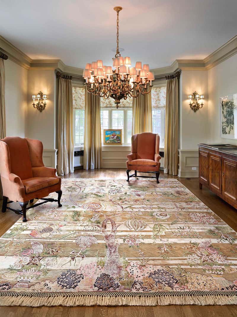 Original handgemaakt luxe vloerkleed