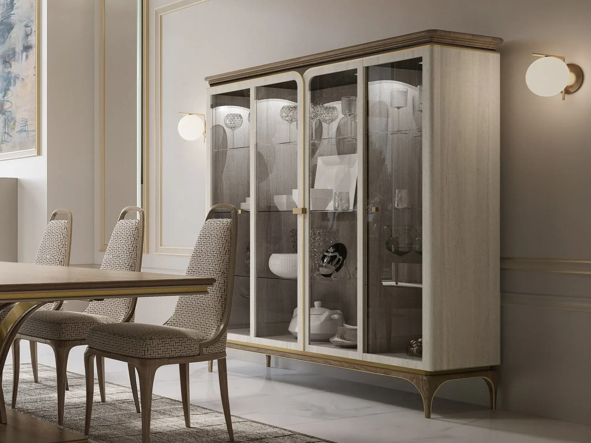 Armoire italienne 4 portes