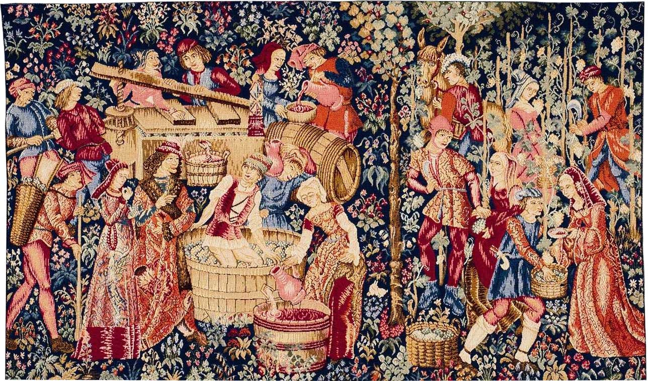 Tapisserie murale Récolte horizontale