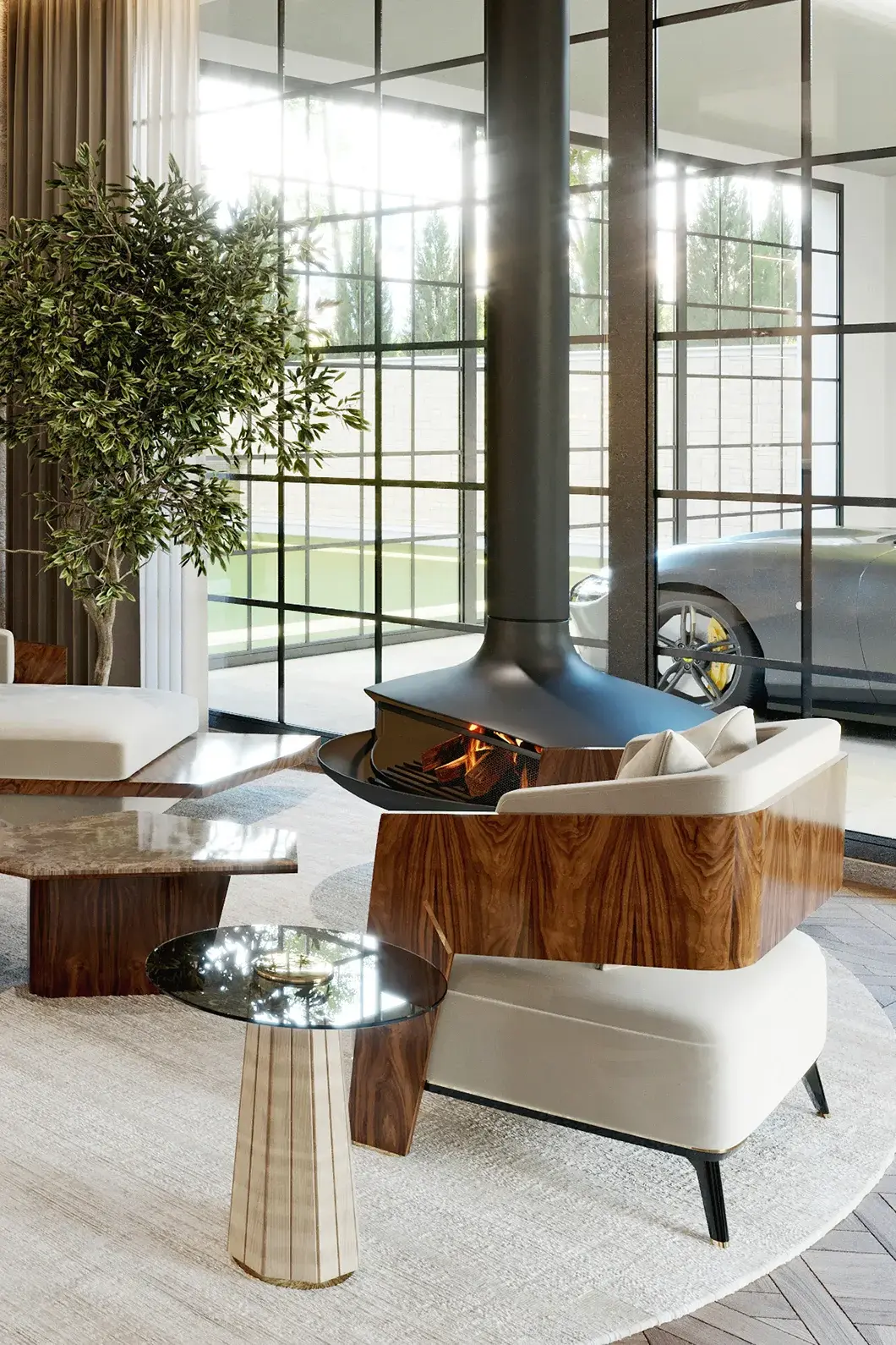 Table d’appoint Radiance II brune - 6