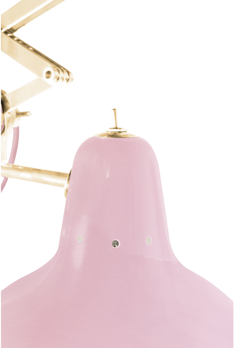Maanstraal gloed blauwe wandlamp