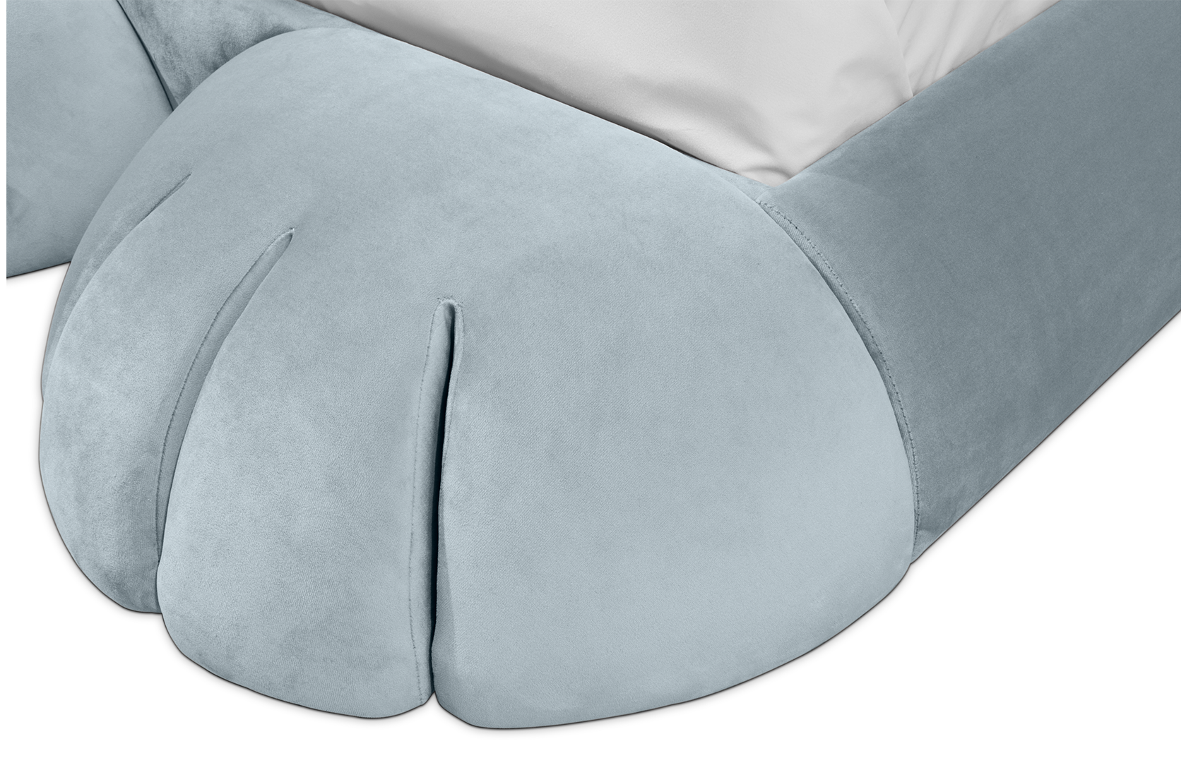 Knuffelig konijn hol bed