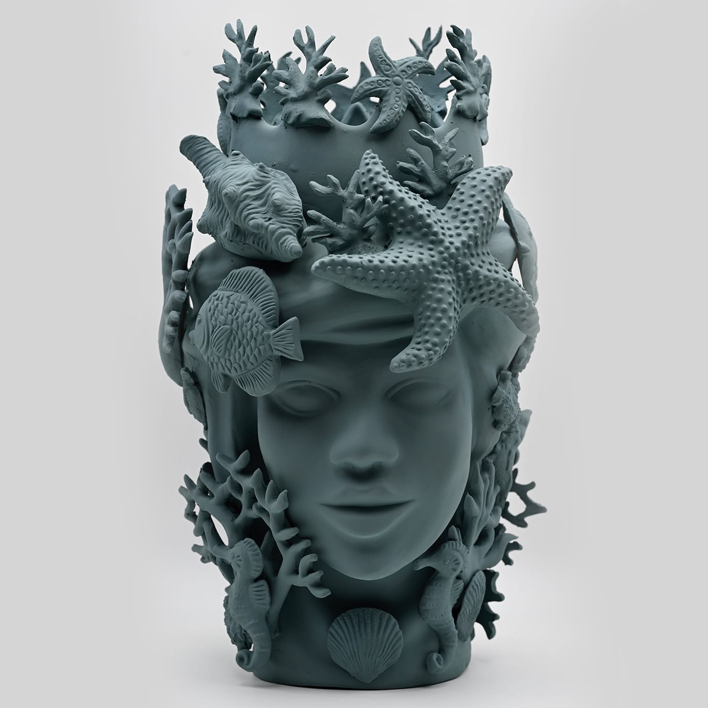 Moorkop sculptuur