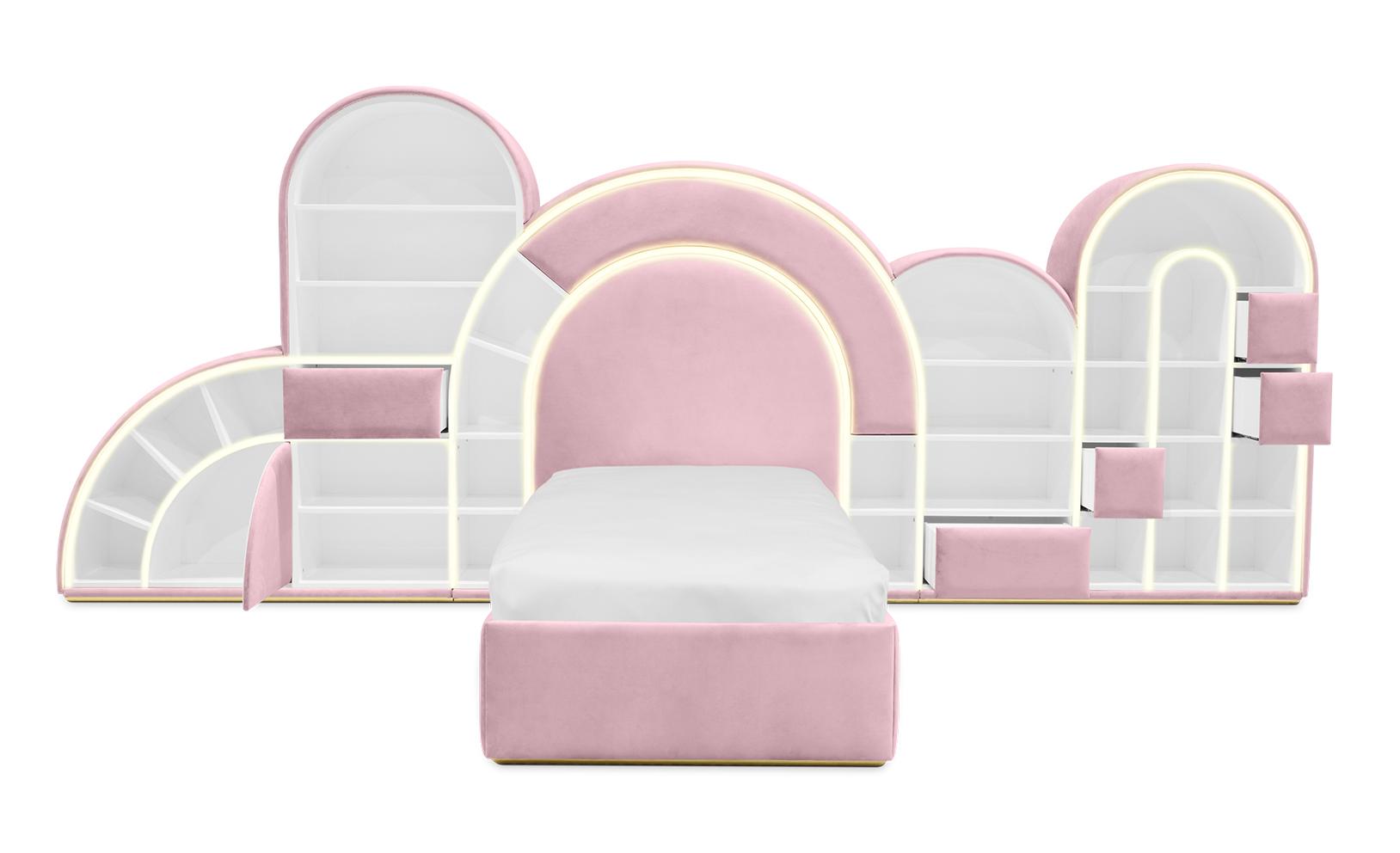 Lit Marshmallow bubble-gum rose
