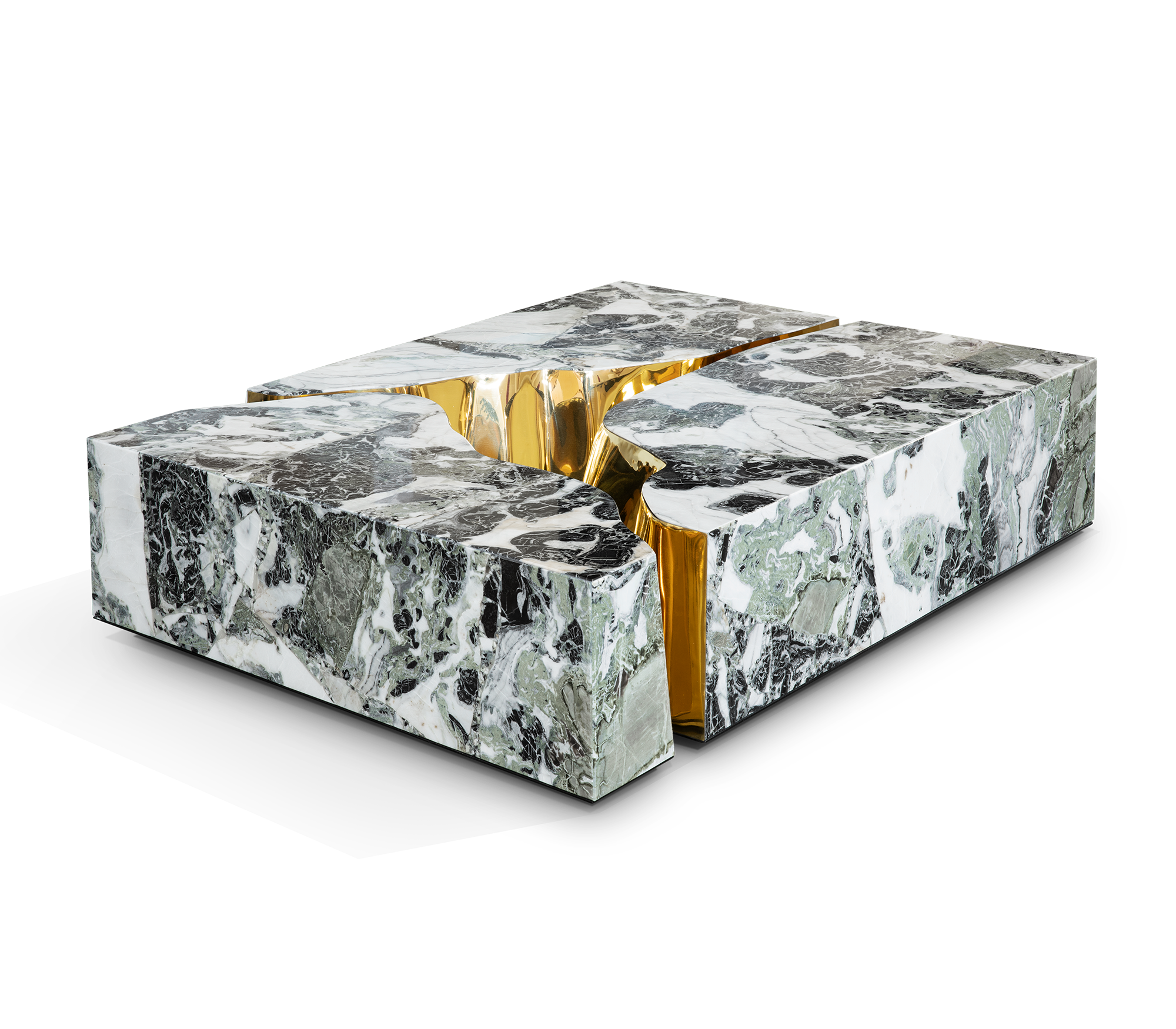 Table basse Fissure en marbre