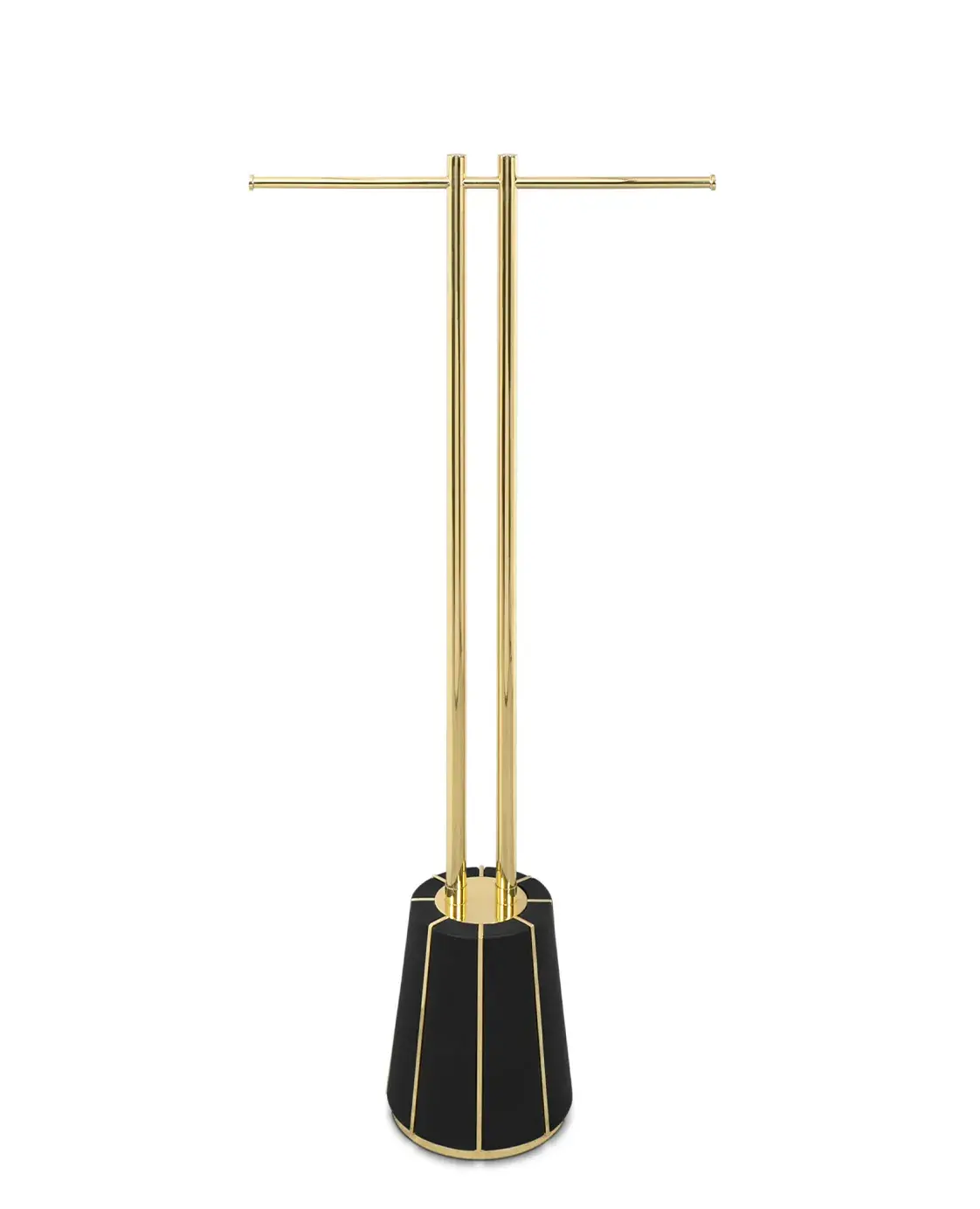 Regal zwart handdoekrek