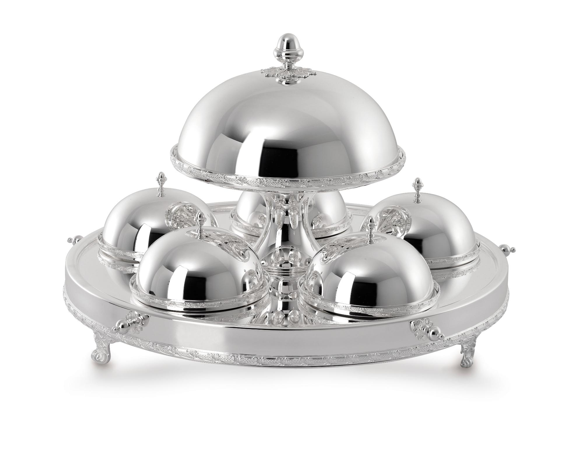 Royal zilveren middagthee set