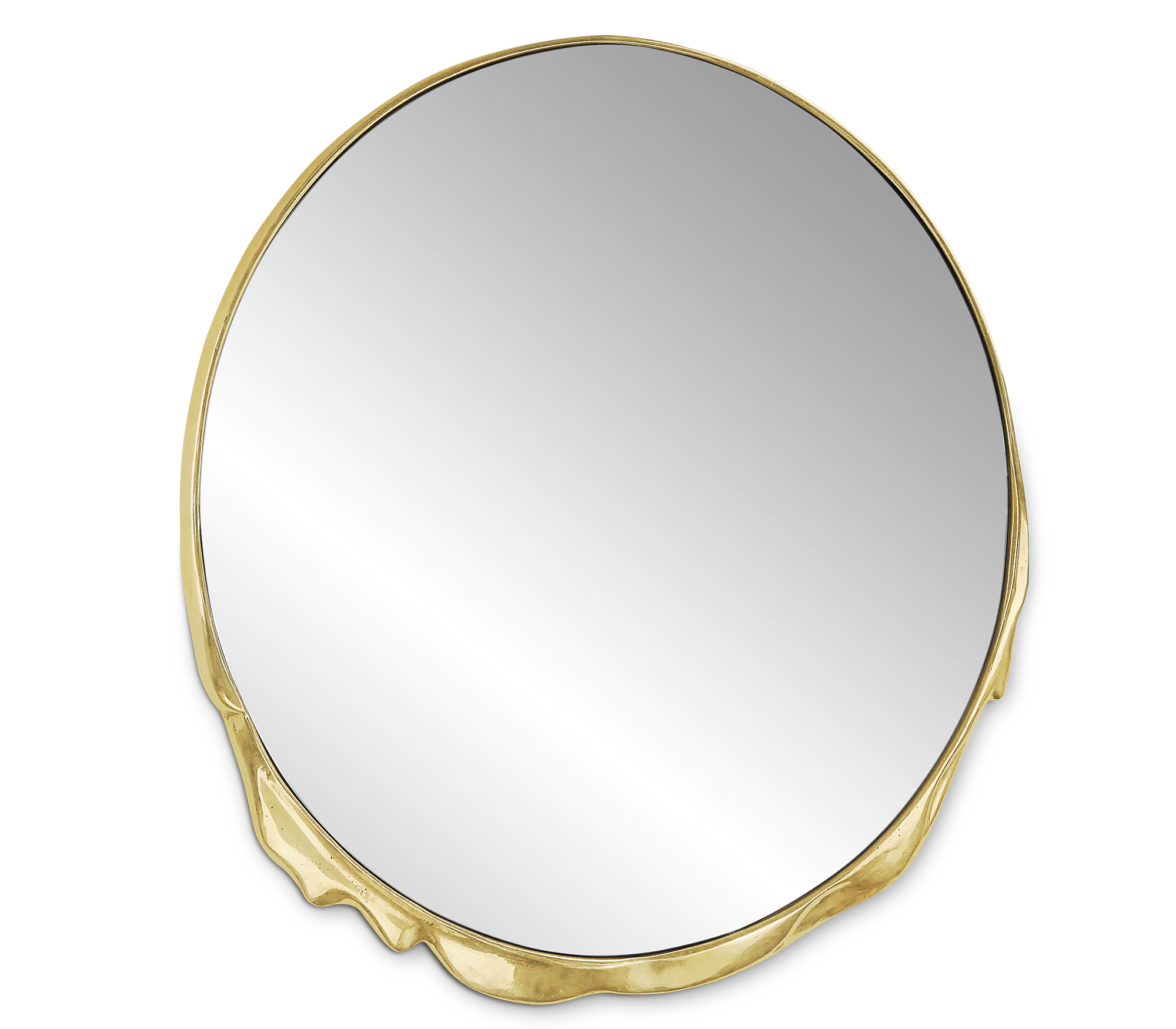 Lava goud wandspiegel