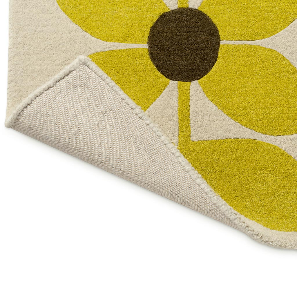 Tapis Sixties Stem jaune design | Taille: 120 × 180 cm