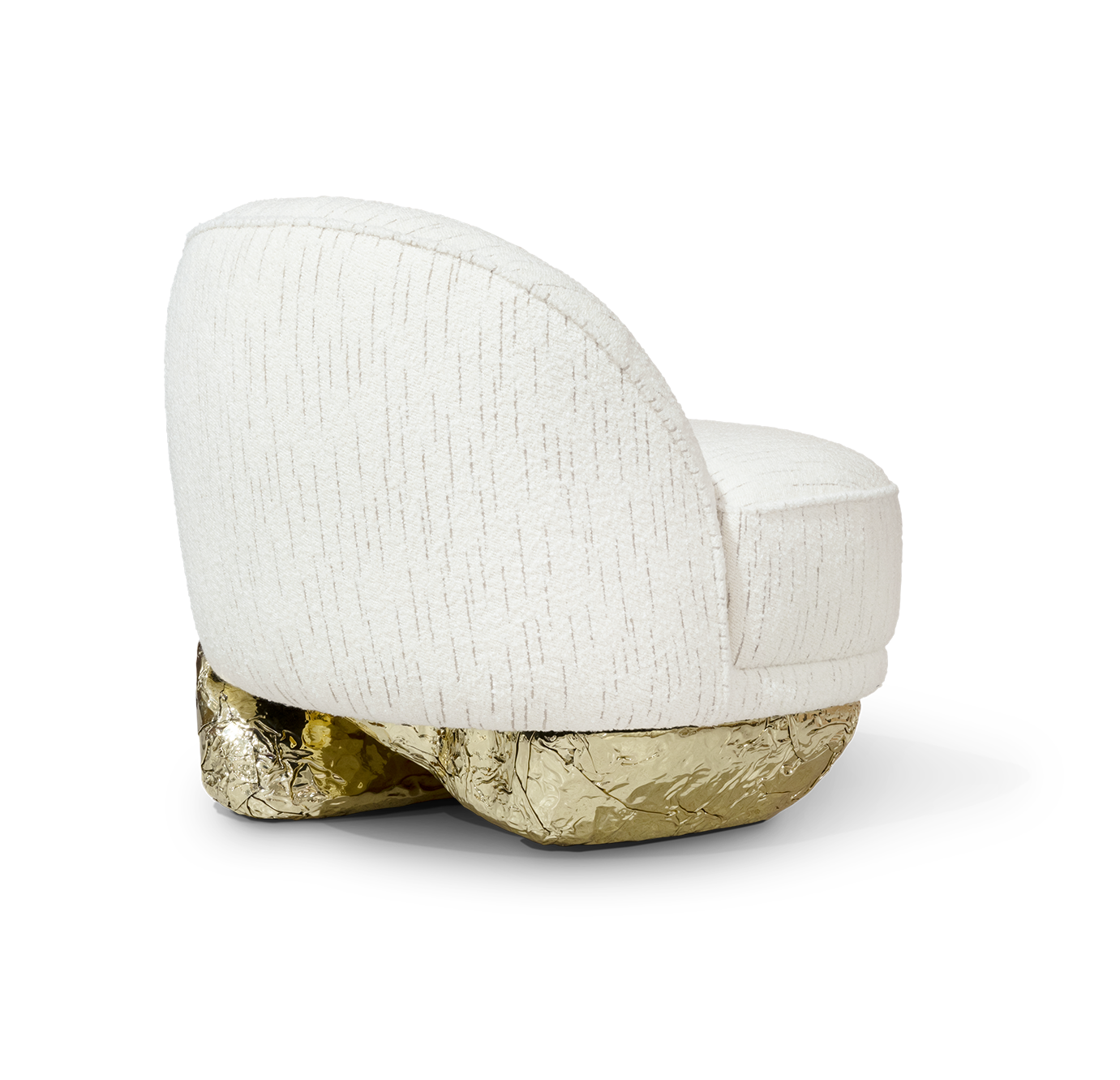 Fauteuil blanc Angora II