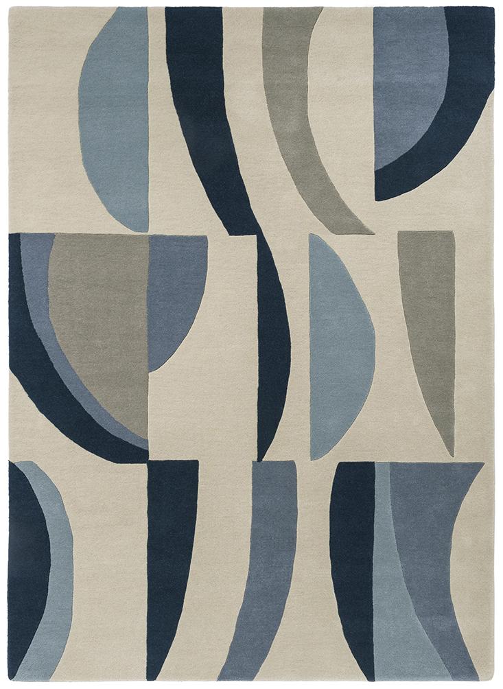 Torillo hemel/korenbloem tapijt | Maat: 140 × 200 cm