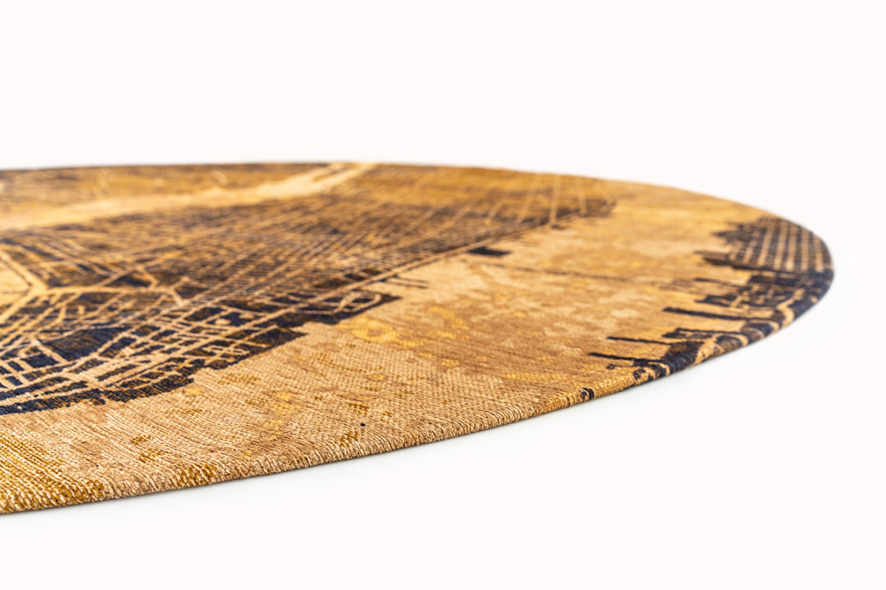 Tapis rond Conductive Blue | Taille: Ø 240 cm