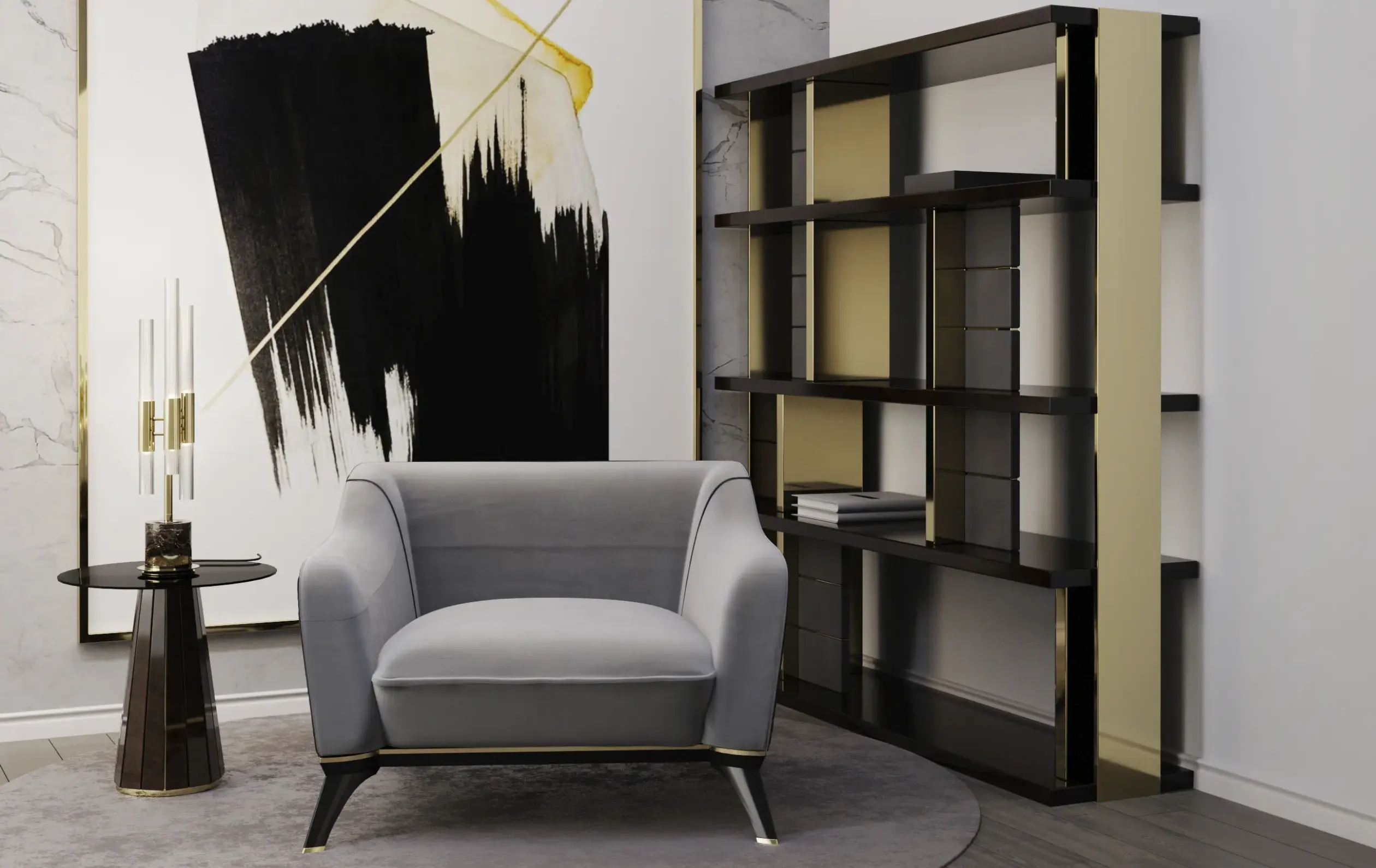 Table d’appoint Radiance II noire - 3