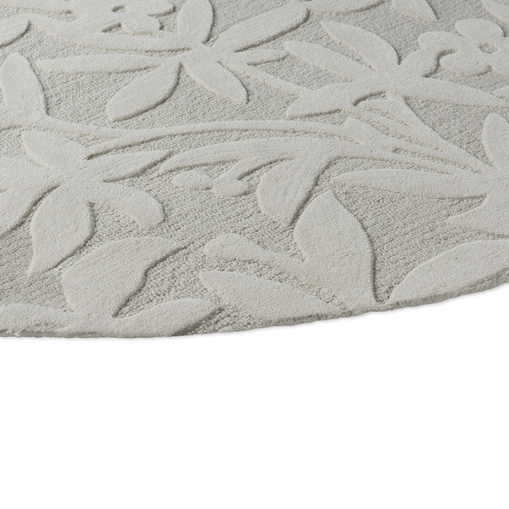 Cleavers naturel rond vloerkleed | Maat: Ø 150 cm