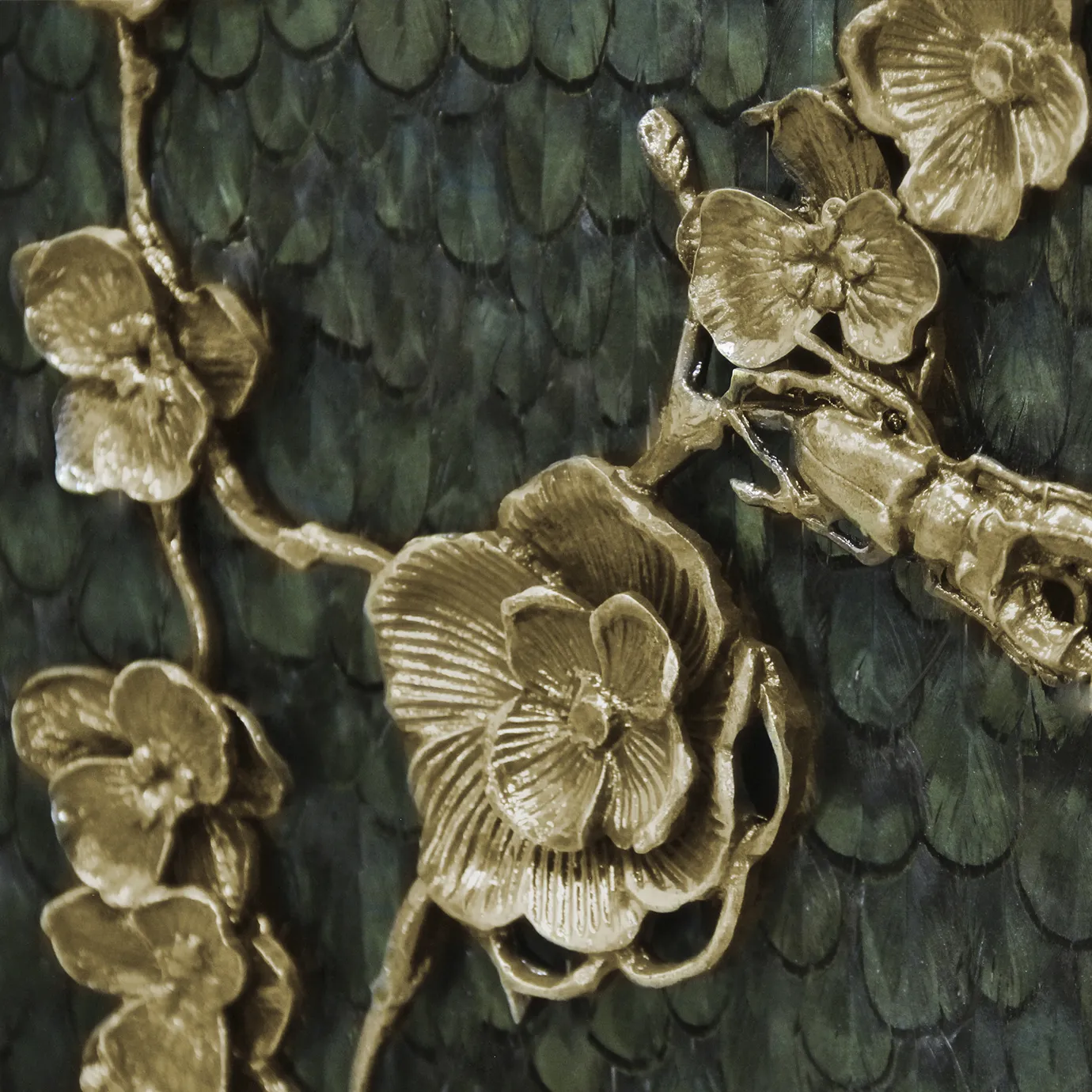 Cabinet plumes de paon Mirage