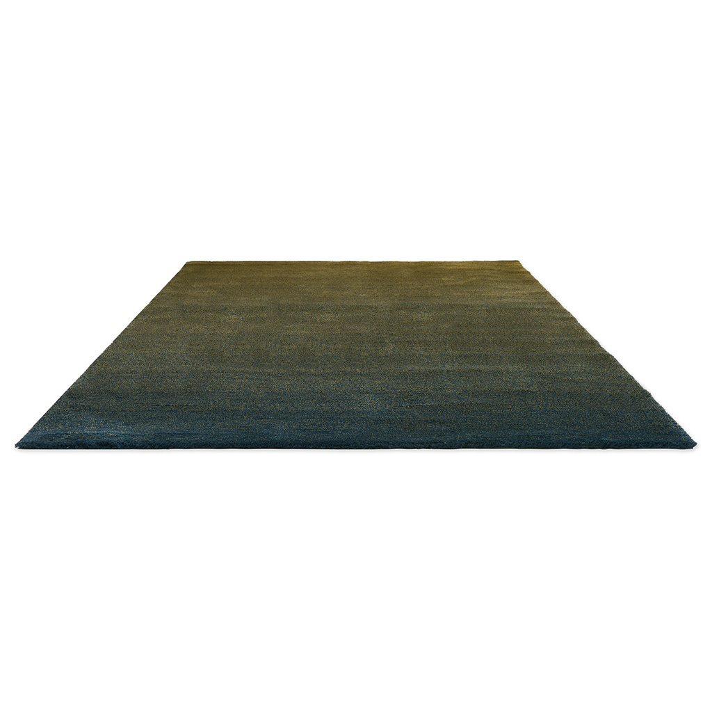 Shade Low messing/indigo vloerkleed