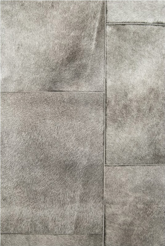 Tapis en peau de vache gris éléphant | Taille: 200 × 290 cm Tapis en peau de vache gris éléphant | Taille: 200 × 290 cm