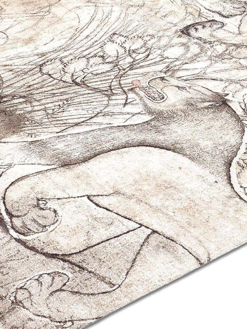 Two Lions handgeweven vloerkleed