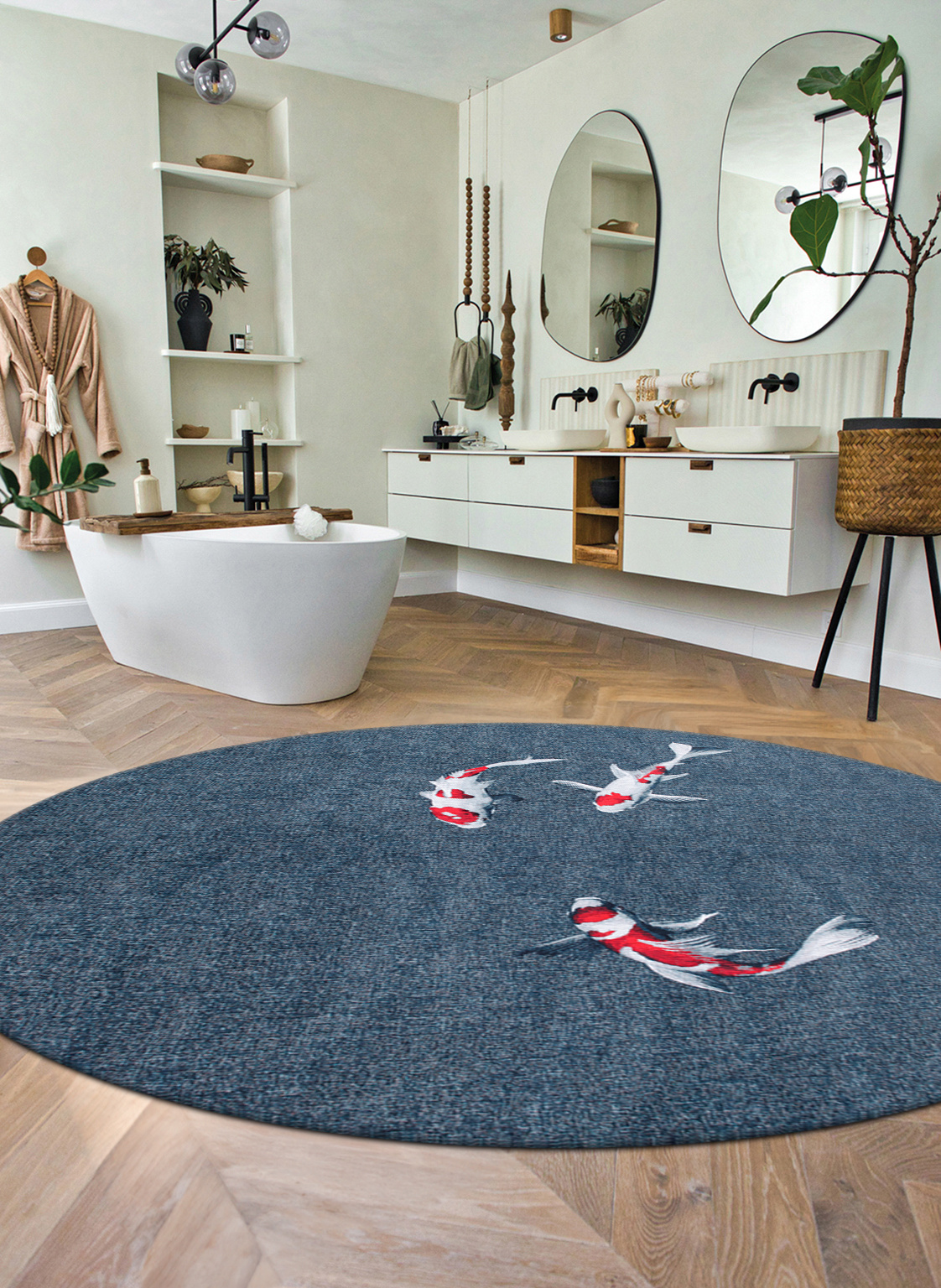 Steam Red tapijt | Maat: Ø 240 cm