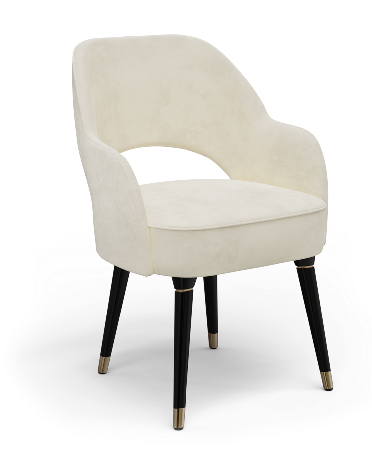 Chaise Colton avec accoudoirs