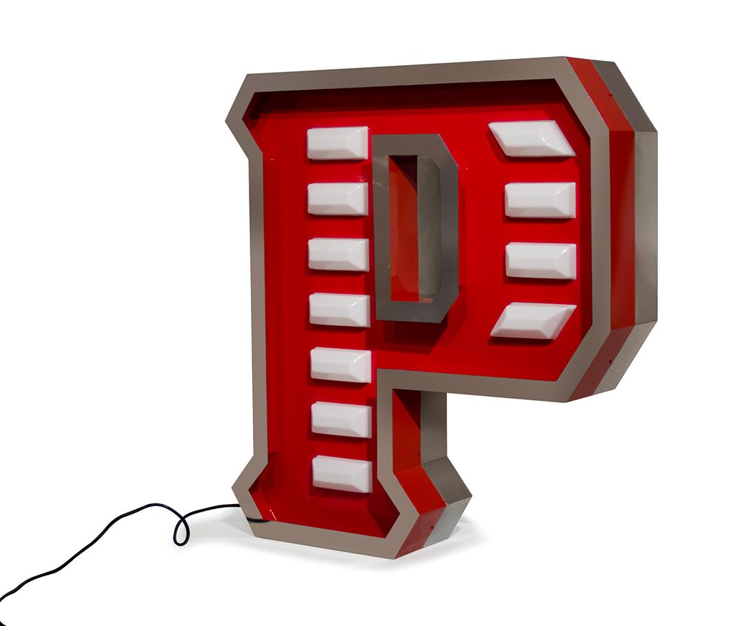 Precious letter P