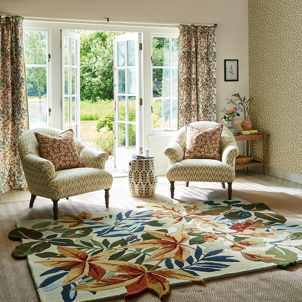 Tapis Robin’s Wood brun rouille