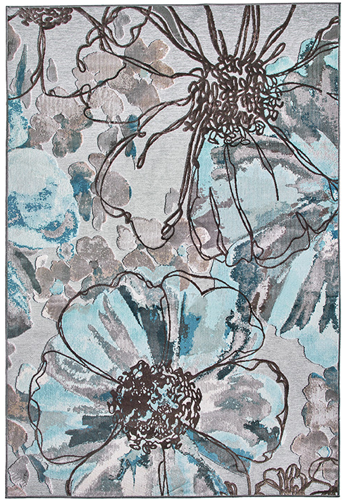 Genova viscose/acryl tapijt | Maat: 65 × 110 cm