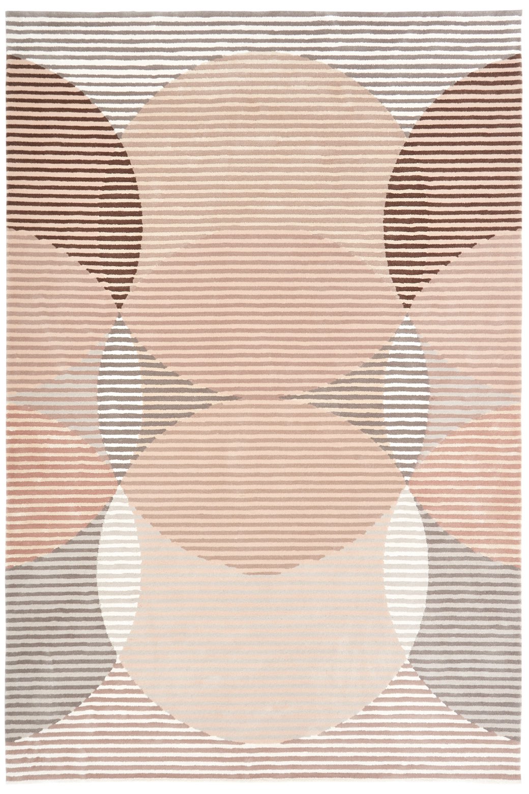 Smoked Wood designer handgeweven vloerkleed