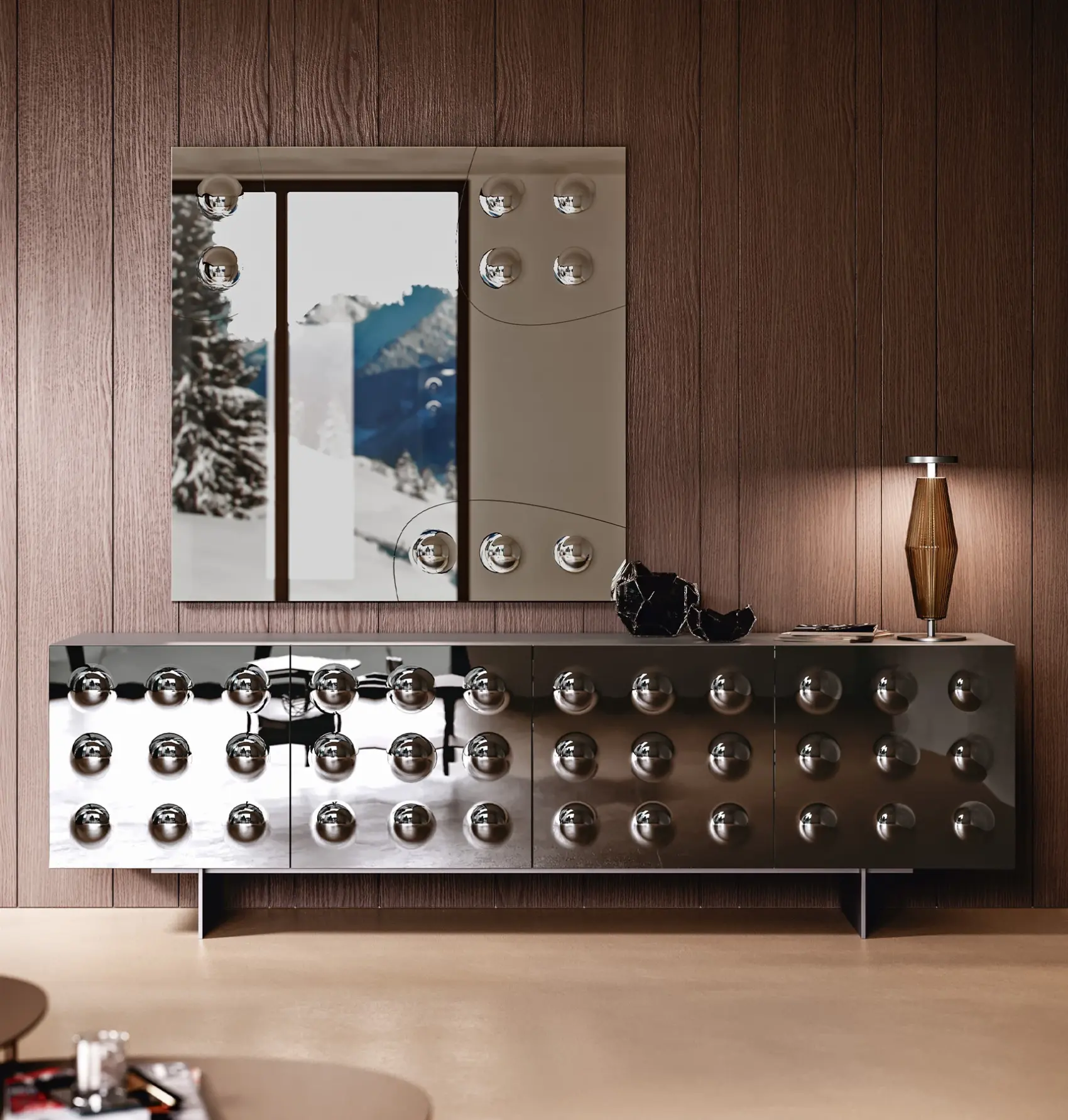 Miroir mural Rock