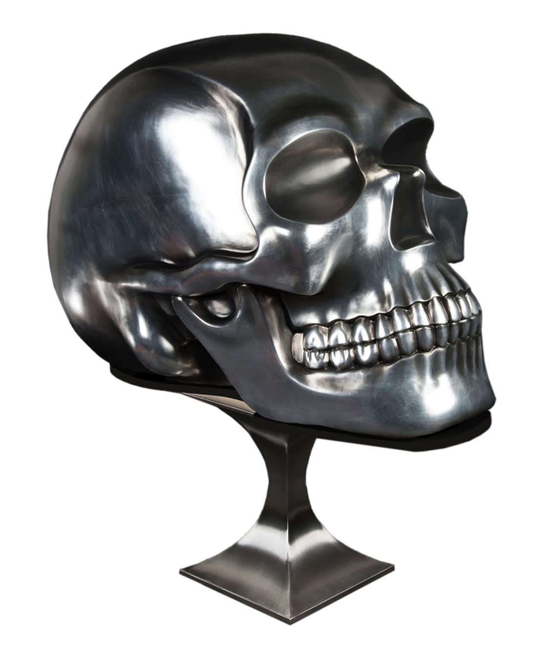 Schedel sculptuur