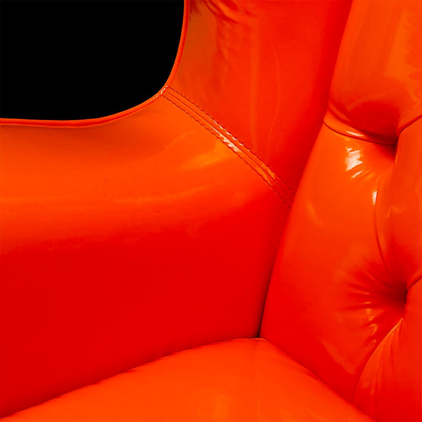 Schinke cognackleurige fauteuil