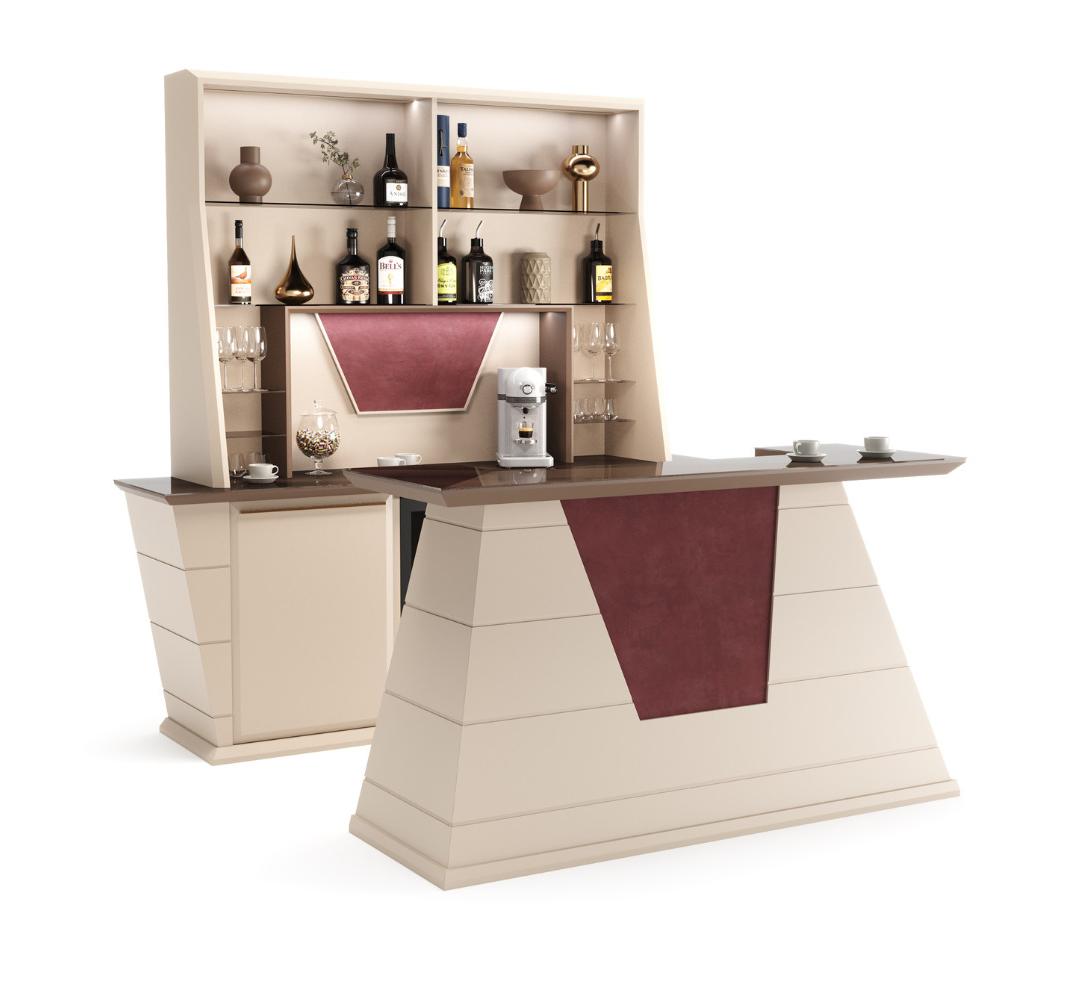 Bar d'Intérieur avec Comptoir Hemingway
