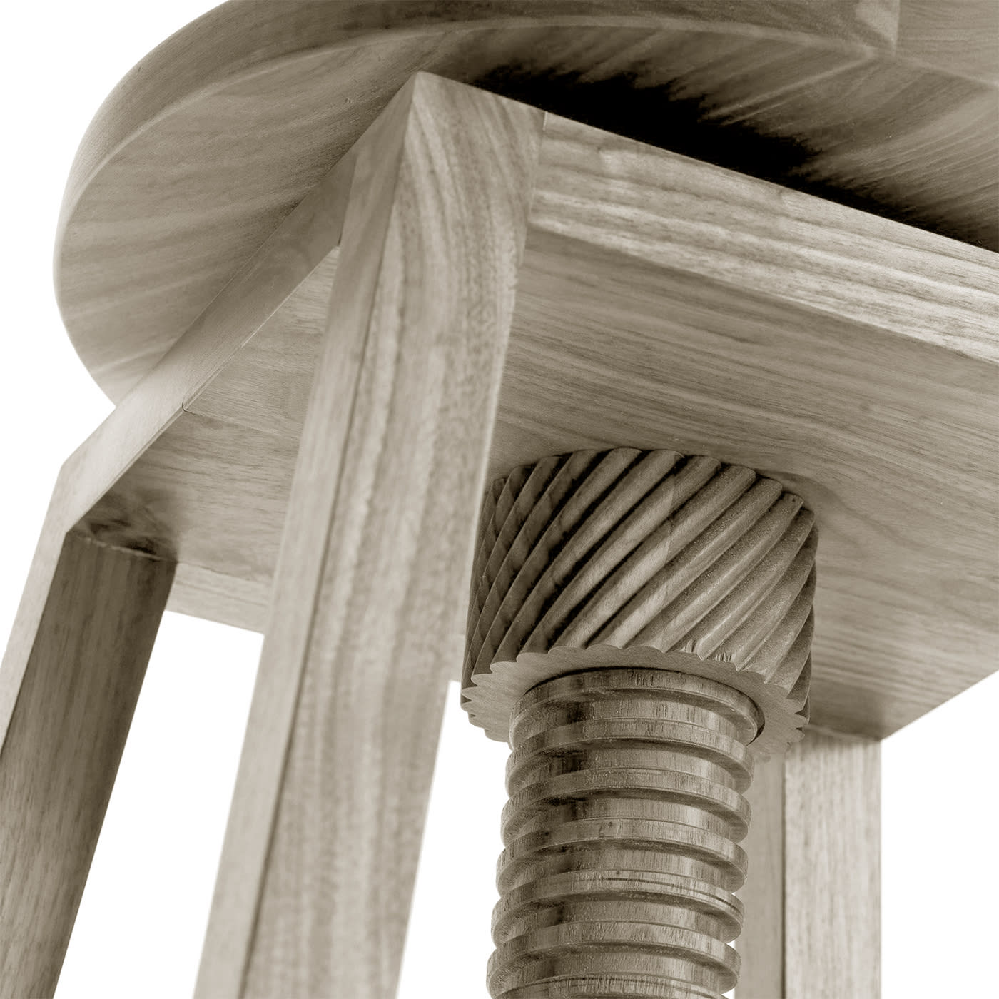 Tabouret Invito haut gris