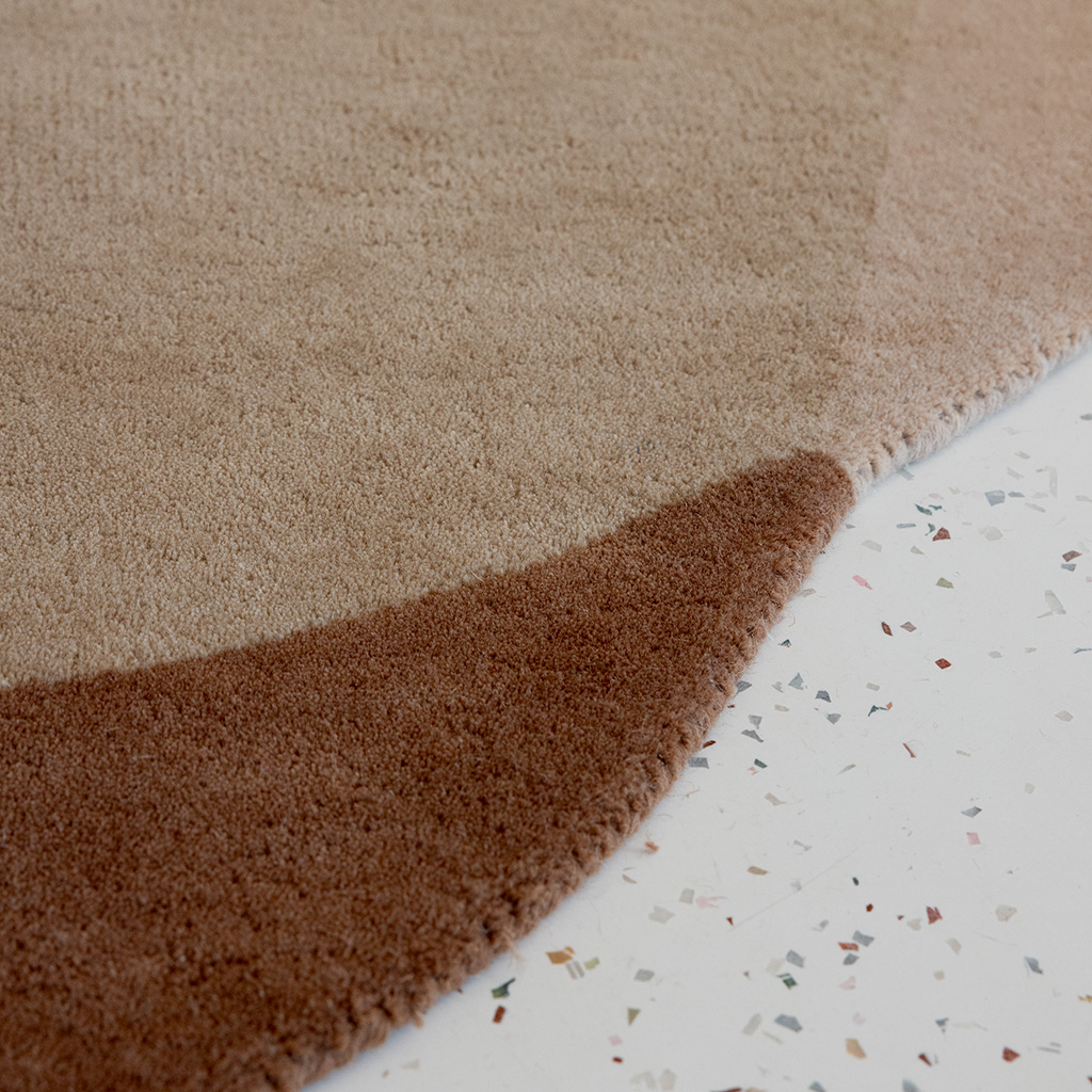 Element Moore karamel vloerkleed | Maat: 250 × 330 cm