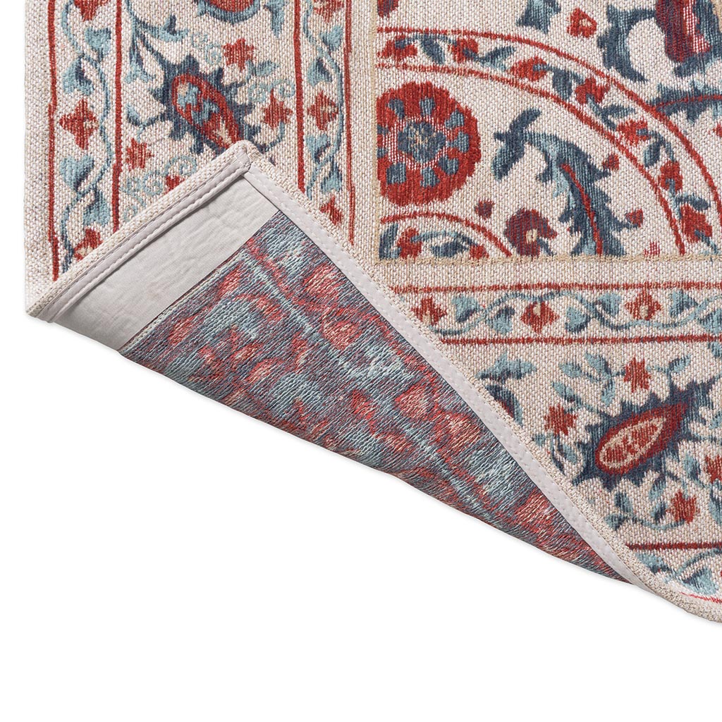 Anthos rood indigo designer vloerkleed